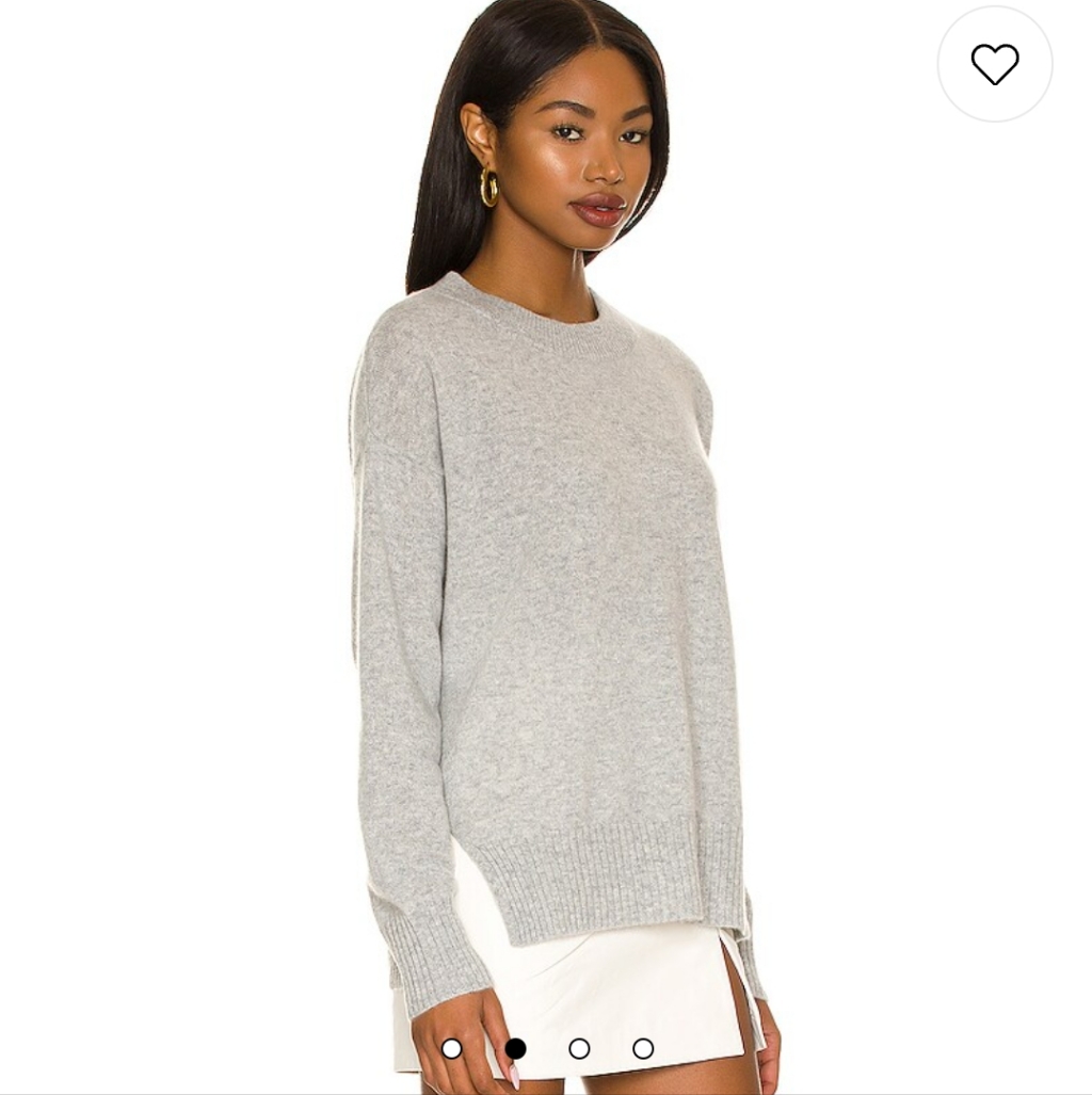 Splendid | Sweaters | Splendid Cashmere Sweater Grey Size Medium Nwt |  Poshmark